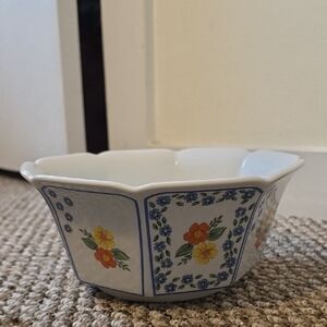 Floral Ceramic Bowl